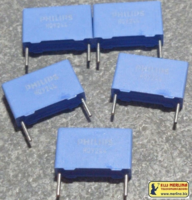 10pcs - PHILIPS MKT373 0.22uF (0,22µF 220nF) 400V 5% Pitch:15mm Film Capacitor E - Foto 2