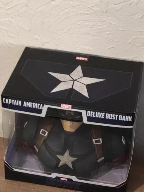 Avengers Endgame tirelire buste Captain America 20 cm Marvel Deluxe bank 3