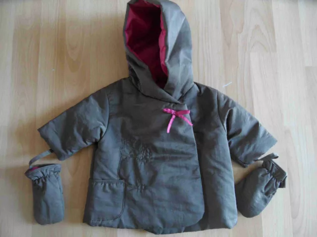 PIRO&ETJE PIROUETTE wunderschöne Übergangsjacke m. Handschuhen Gr. 6 M NEU SS3