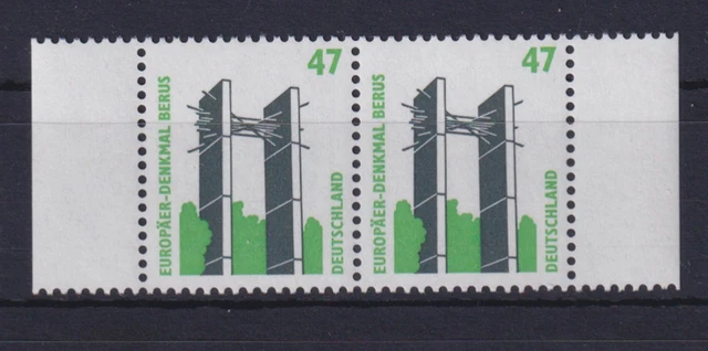 Bund 1932 Seitenrand links + rechts waagerechtes Paar SWK 47 Pf postfrisch