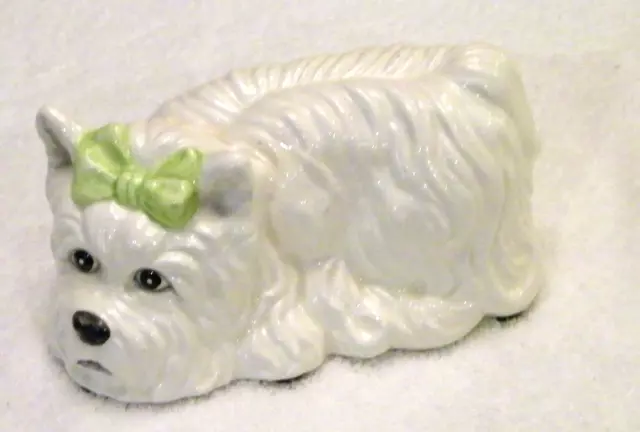 Ceramic West Highland White Terrier Westie Dog Figurine