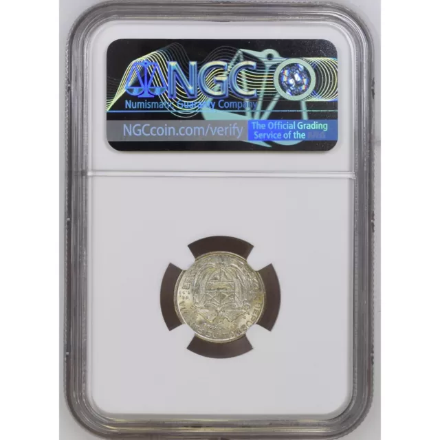 1961 Panama 1/10B Un Decimo de Balboa NGC MS 63 Silver Coin 3