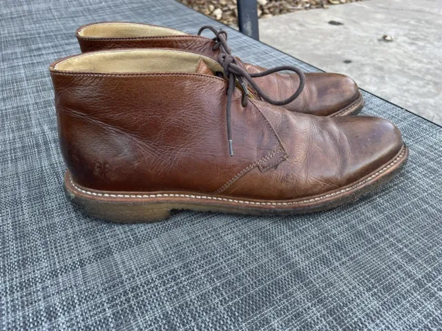 Frye Men's Chukka Boots Brown Leather Size 13 D