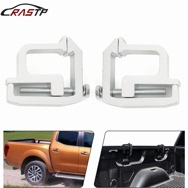 2PCS Silver Truck Cap Topper Camper Shell Mounting Clamps Heavy Duty