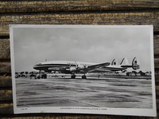 Vintage R/P Postcard, Lockheed Super-Constellation, L-1049  (Pakistan Airlines)
