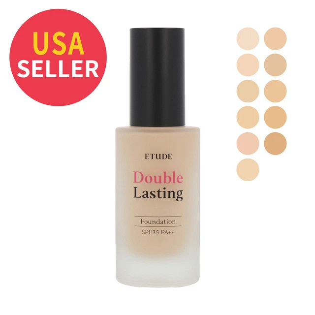 US SELLER ETUDE HOUSE Double Lasting Foundation SPF35 PA++ 30g