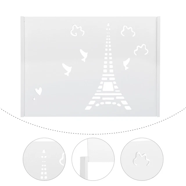 Caja de distribución de pared de 5 vías caja de conexiones eléctrica 39x28 cm blanca