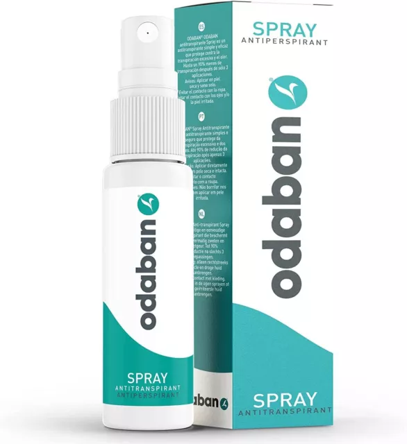 Odaban Antiperspirant Deodorant Spray, Clinical Strength Aluminium Chloride 30ml