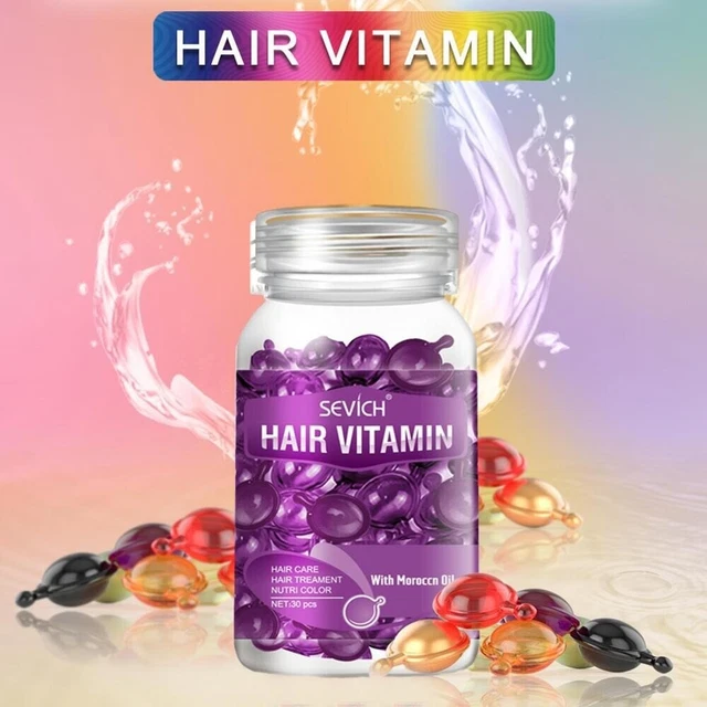 Olio essenziale cura dei capelli morbidi capsula olio riparazione complesso cheratina