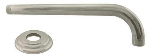 D3700-1-07 1/2" IPS x 10" IPS Wall Mount 90-Degree Rain Shower Arm with Flang...