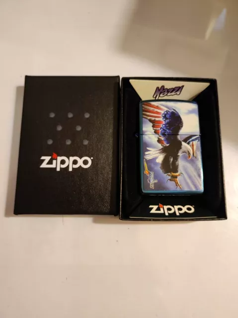 Zippo 28189 Mazzi Bald Eagle Lighter Case - No Inside Guts Insert
