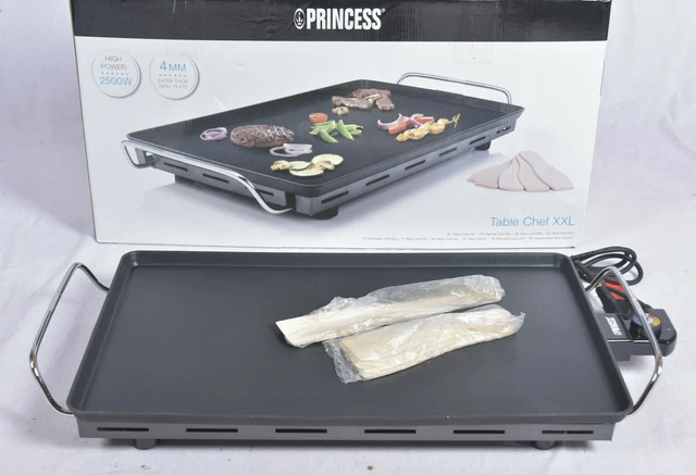 Princess Tischgrill Teppanyaki Grillplatte 46x26cm Grill Elektrogrill 2500W /1