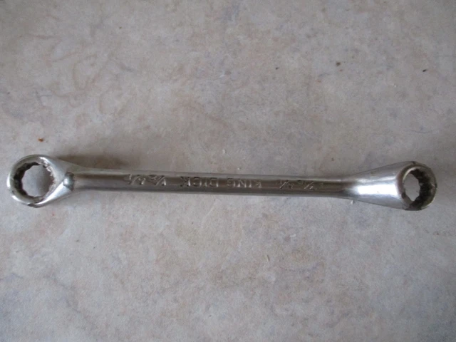 VINTAGE KING DICK CRANKED RING SPANNER No DDA214 1 2 7 16 AF 4 vintage-king-dick-cranked-ring-spanner-no-dda214-1-2-7-16-af-4