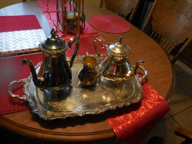 Webster Wilcox ONEIDA オネイダ　コーヒーポット　 セット WEBSTER WILCOX ONEIDA Set of 4 Coffee, Teapot, Creamer
