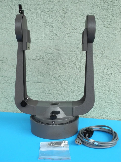Montaje de horquilla de tubo naranja CELESTRON C8 220V/50HZ (de colección años 70/80), hecho en EE. UU.