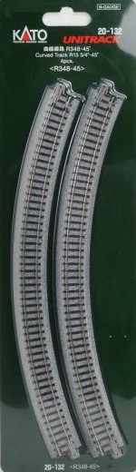 KATO 2-270 RAIL Courbe / Curve Track R490 22.5° 4pcs - HO EUR 14,40 KATO 2-270 RAIL Courbe / Curve Track R490 22.5° 4pcs - HO EUR 14,40