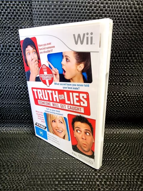 Truth or Lies Someone Will Get Caught Nintendo Wii Factory Sealed PAL (2010)