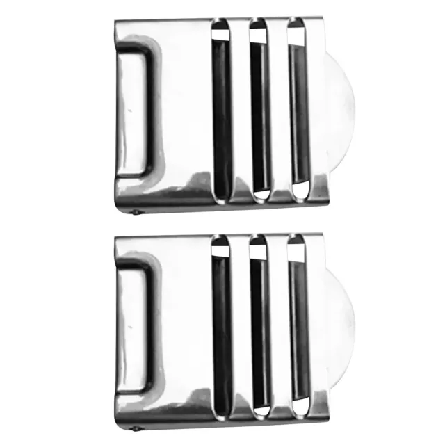 2x Stainless Steel Quick Release Weight Belt Buckle for Scuba Diving