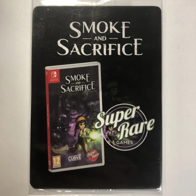 Smoke And Sacrifice Video Game Sealed 4 Trading Card Pack Super Rare Games SRG