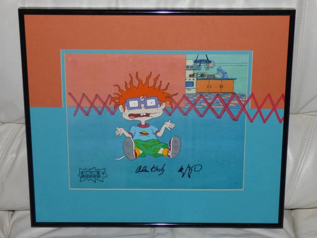 RUGRATS CHUCKIE FINSTER Original Production Cel Signed Klasky Csupo ...