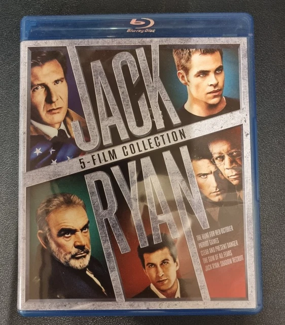 JACK RYAN 5 FILM COLLECTION Blu-Ray Region Free BBFC 15- CG P01 £7.99 ...