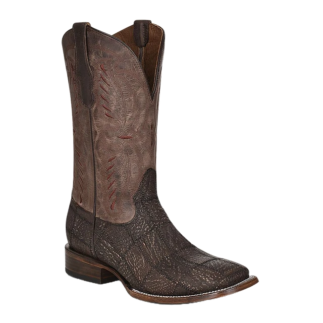 Bottes Western noires à Talon Carré - Style Cowgirl Chic