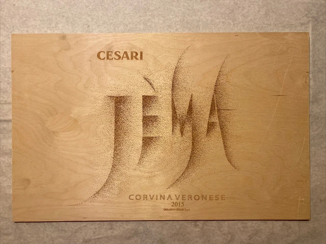 1 Panel Grande Raro de Madera de Vino Cesari Jèmi Veronese CAJA LATERAL 3/23 b600
