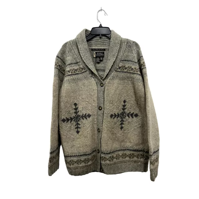 Vintage Wool Sweater - Eddie Bauer Pendleton style