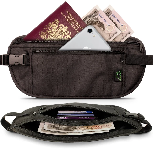 Ceintures De Voyage Ceinture Homme Ceinture à Cliquet En Cuir Pour Homme, Boucle Pochette Secrète