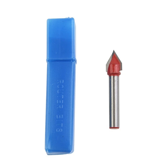 CNC 60° Router Engraving Woodworking V Groove Bit 6*10mm Cutter Tool 6mm Shank