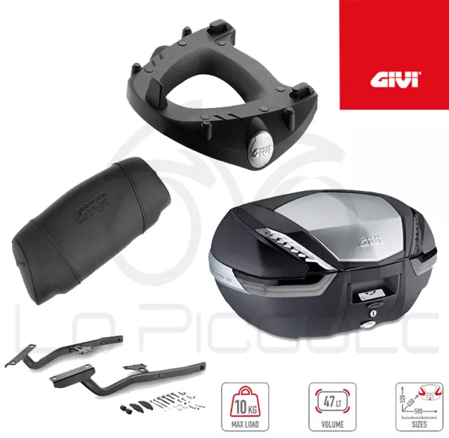 GIVI Valise V47 V47NT+Plaque+Supports BMW R 1100 S 1998 1999 2000 2001 2002