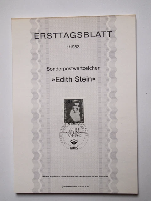 BRD Bund ETB Jahrgang 1983