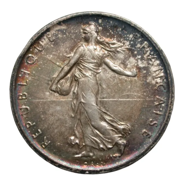 France 1960 5 Francs Toned