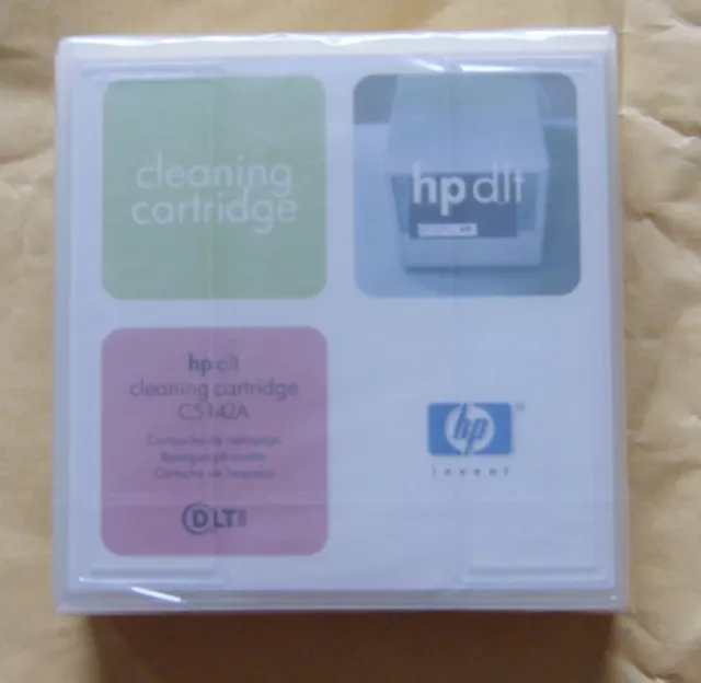 HP DLT IV Tape Cleaning Cartridge - C5142A - NEW - Original Retail Sealed