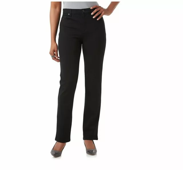 Gloria Vanderbilt Women's Amanda Ponte Pants Slim Tapered size 10 NEW