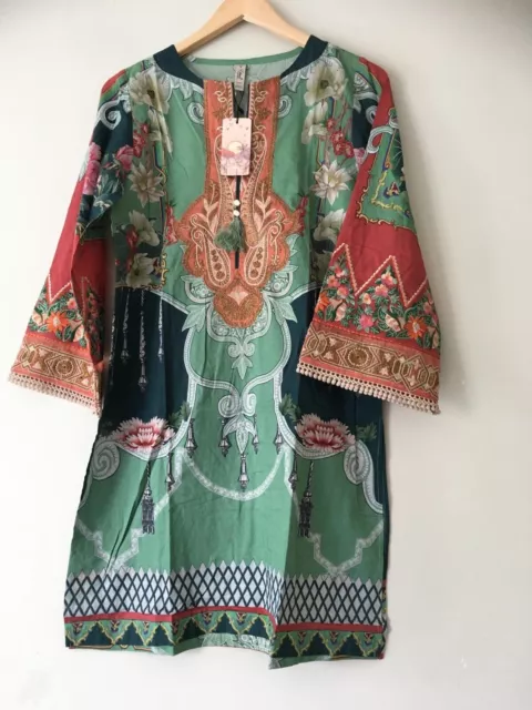 BNWT Khaadi,limelight,sapphire,sana safinaz,Ethnic kurta:size 10 Small Emb