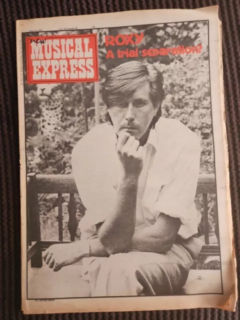 NME New Musical Express June 26th 1976, Bryan Ferry Cover Queen Full Page Advert