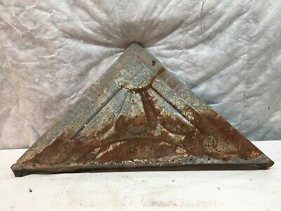 Vintage Architectural Salvage Tin Ceiling Corner Section 28in x 20in x 20in Barn 3