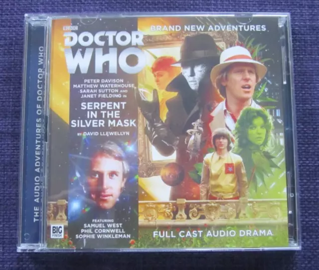 Doctor Who Big Finish Audio Drama Serpent in the Silver Mask 2 x CD Fifth Dr 236