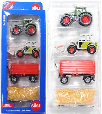 SIKU 6304 GESCHENKSET Landwirtschaft Fendt Favorit Claas Targo 2-Achs