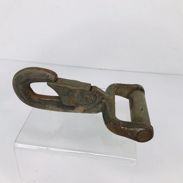 Vintage / Antique Carabiner Snap Hook Winch Roller Tie Down Strap R.H. Buhrke 3