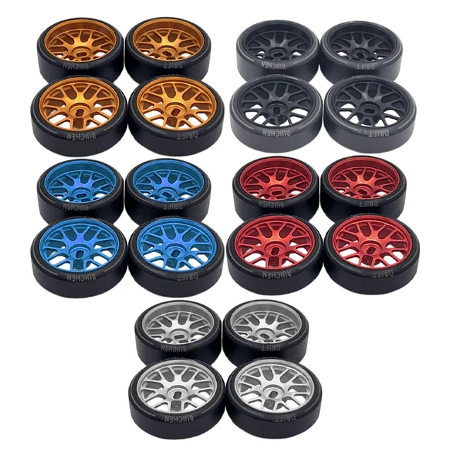 4 Stück 1:28 Radreifen Gummireifen Set zum Selbermachen modifiziert für Wltoys K979 284131
