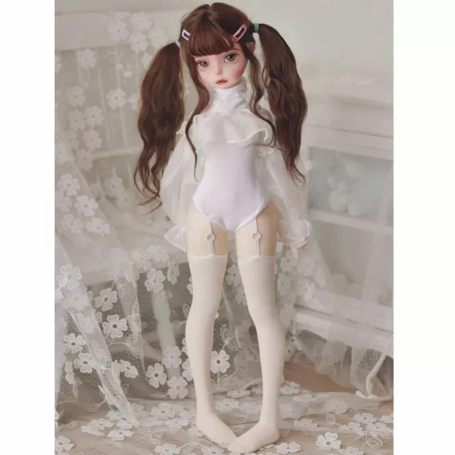 1/6 BJD Doll Pretty Girl Jointed Face Makeup Eyes Wig Clothes FULL SET Kids Gift