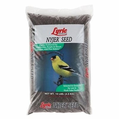 Comida para pájaros de semillas Nyjer, 10 libras. -2647427
