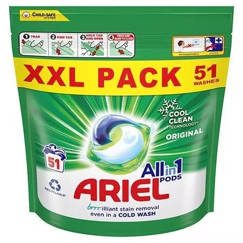 Ariel All-In-1 Pods Original 51 Washes