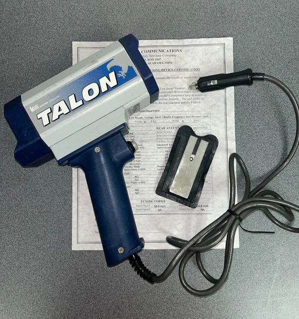 Kustom Signals Talon Traffic Radar Speed Gun Frequency Ka Band 