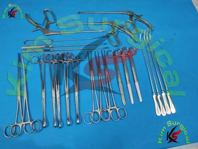 Huge Lot of 57 OB/GYN Instruments Forceps Speculum Surgical Medical Gynecology