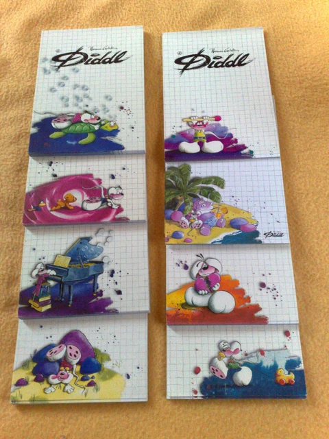 8 blocchi mouse DinA 6 Diddl