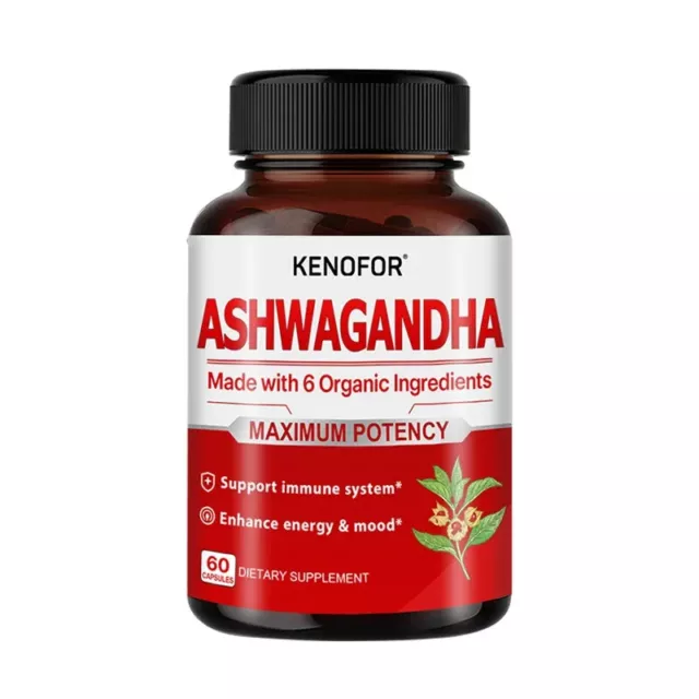 Ashwagandha 650mg - Pure Root Extract High Strength Capsules