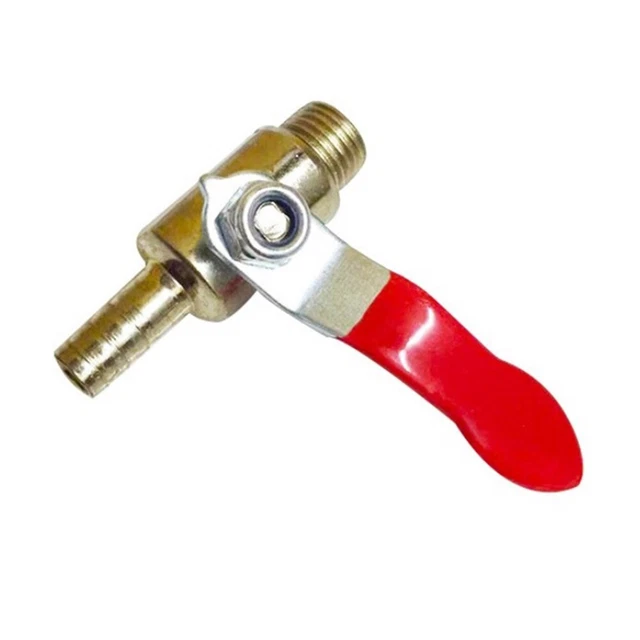 Balle Valve Air Compresseur Caoutchouc Argent Ton Métal 1PC Tout Neuf